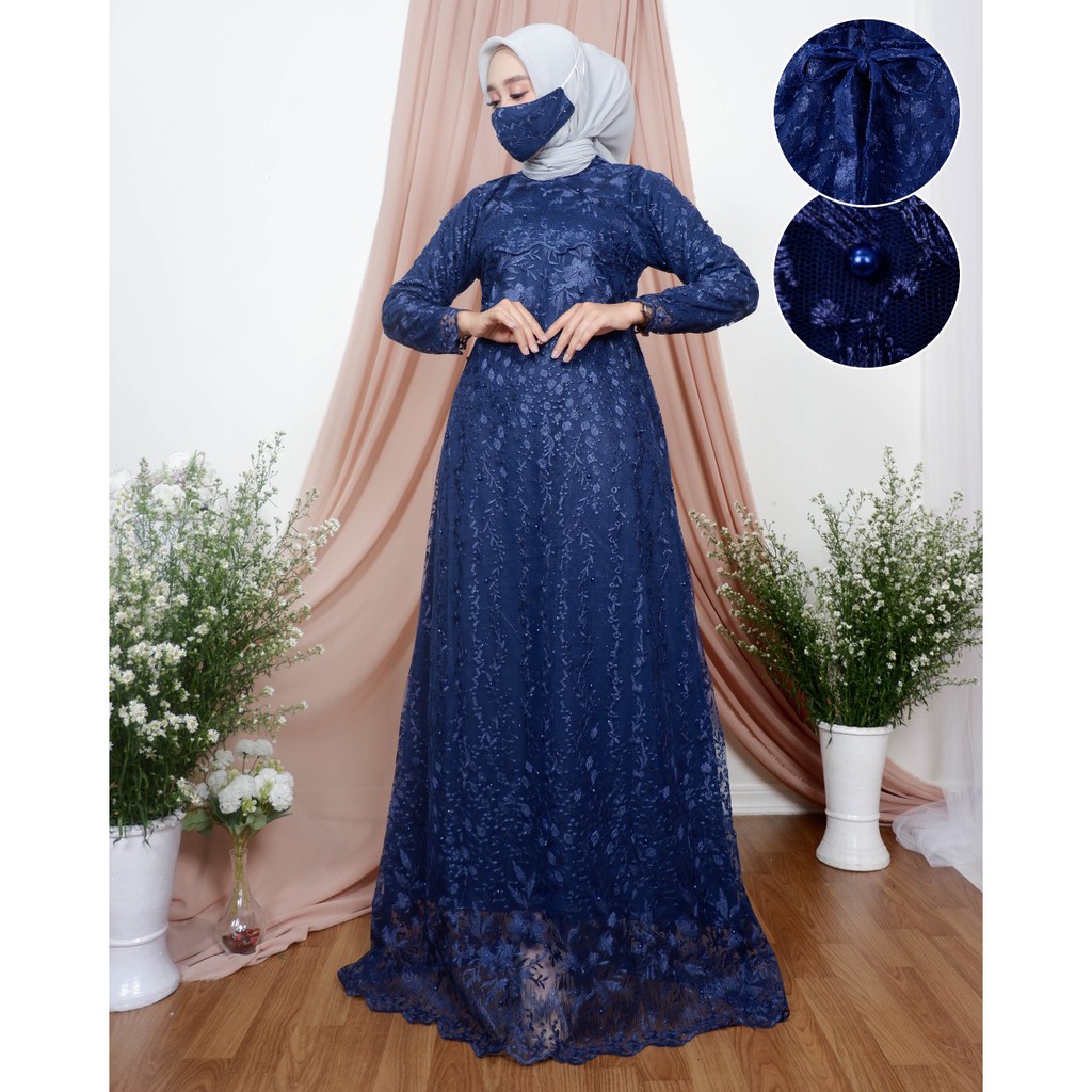 Gamis Aulia Novie / Kebaya Modern / Gamis Pesta Mewah / Kebaya Gamis / Gamis / Kebaya Kondangan