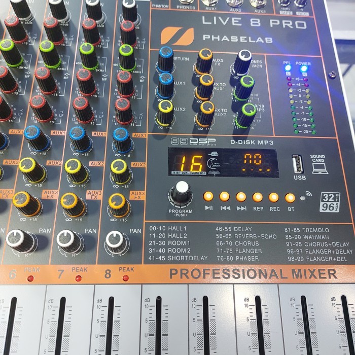 Mixer PHASELAB LIVE 8 PRO