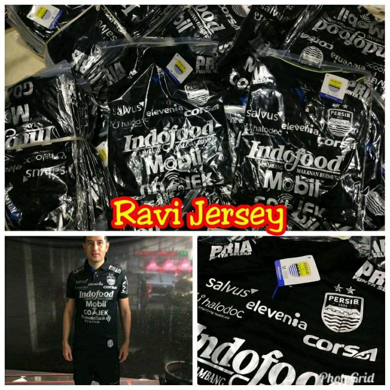 Jersey Persib 3rd Black 2019 Grade Ori