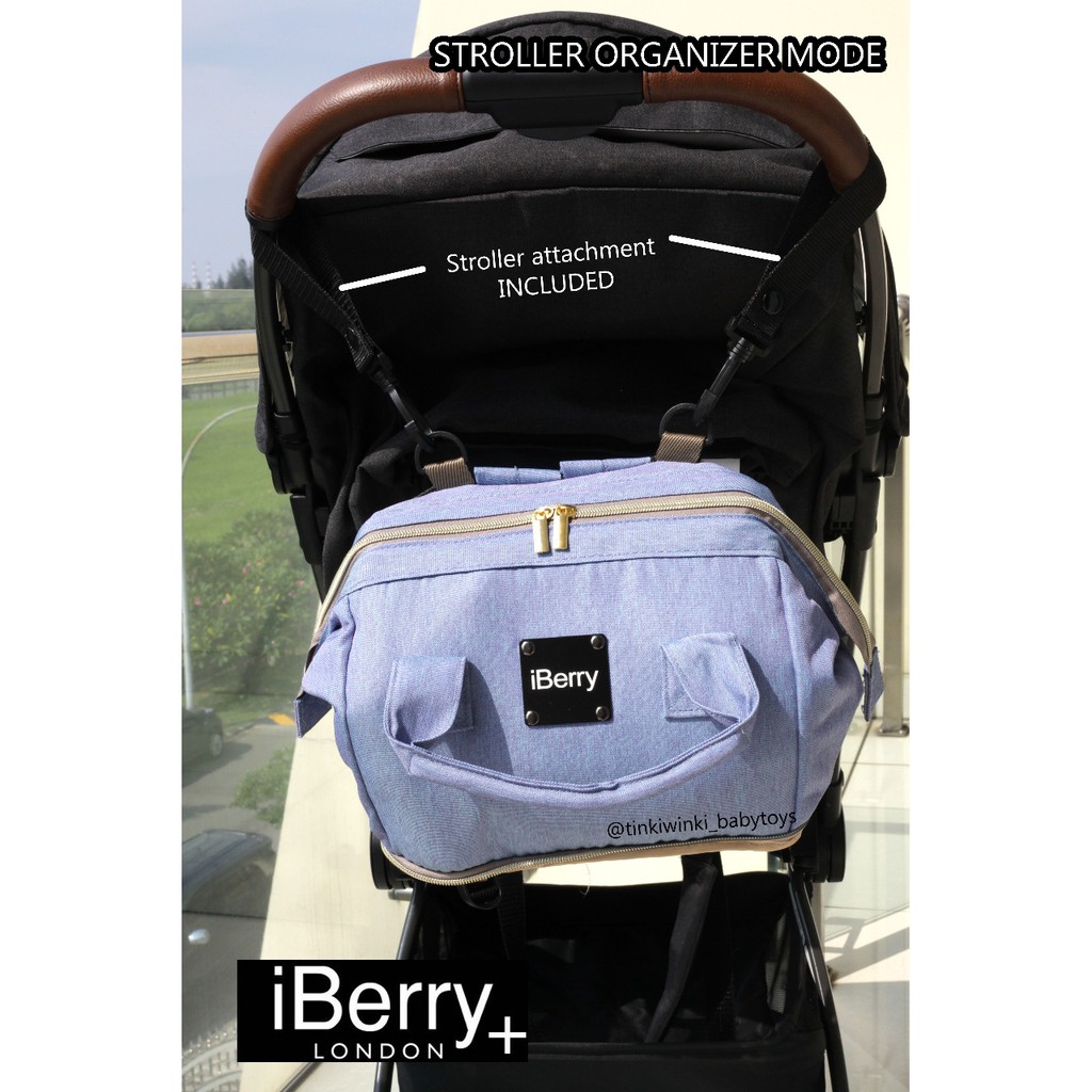 IBERRY LONDON PLUS diaper bag dengan cooler bag