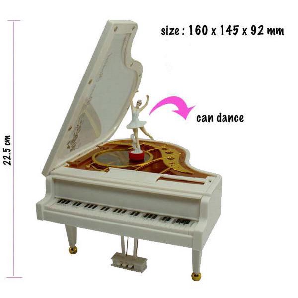 MUSIK-KOTAK- KOTAK MUSIK ( MUSIC BOX ) PIANO BALERINA -KOTAK-MUSIK.