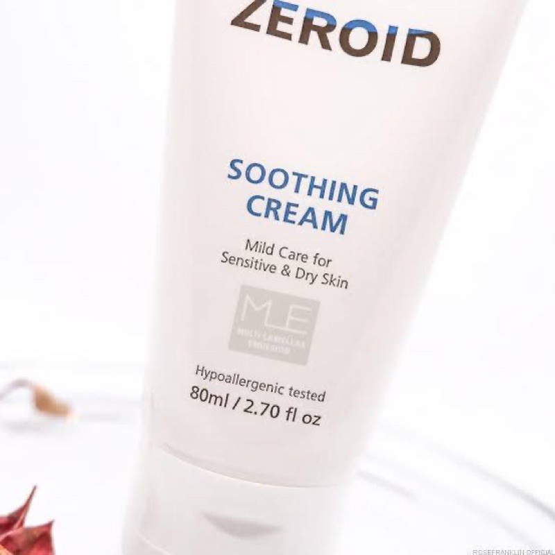 Zeroid Soothing Cream 80ml / Lotion 200ml / Sun Cream 50ml / Foaming Cleanser 240ml