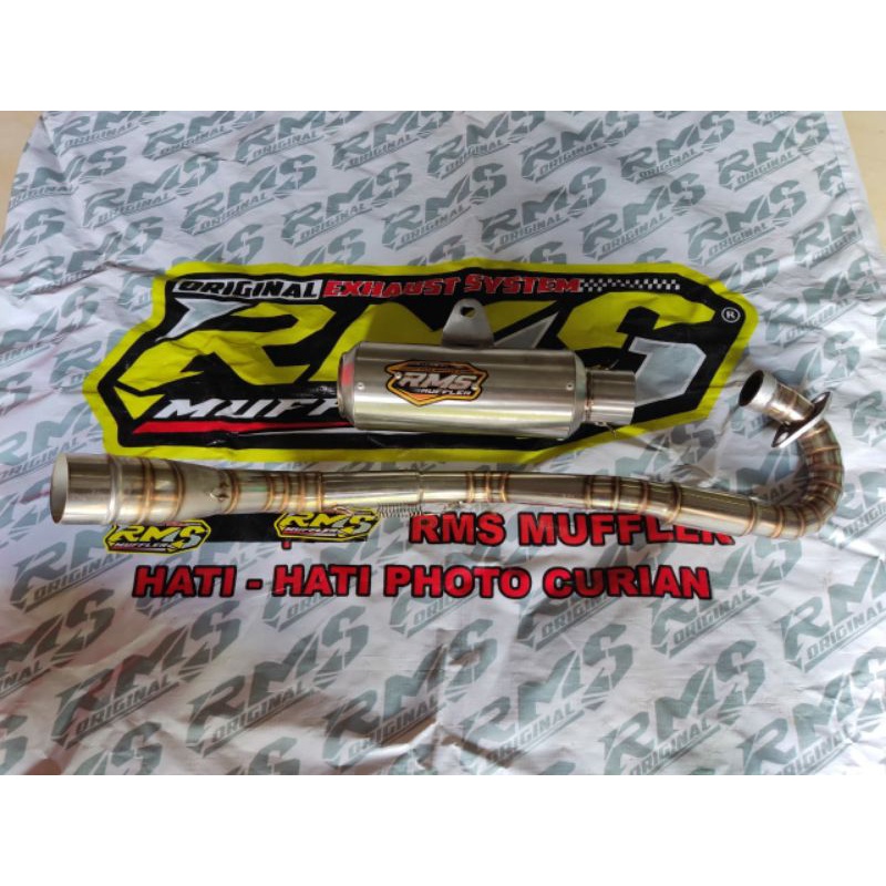 Knalpot RMS Muffler Original gp1 pnp crf klx dtracker engkerr bkn dpj rps bss norifumi cts