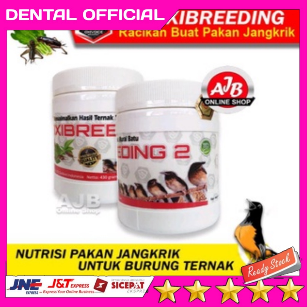 OXIBREEDING Pakan Khusus Jangkrik Untuk Burung Ternak Murai Batu