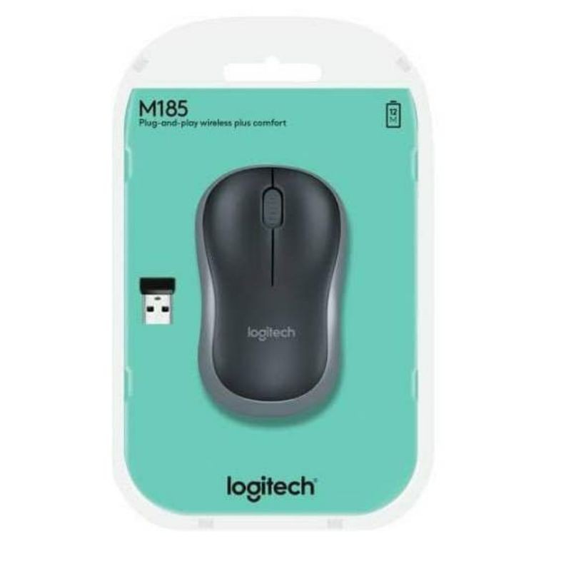 Mouse Wireless Logitech M185 Logitech Mouse Wireless M185 New Original Garansi Resmi