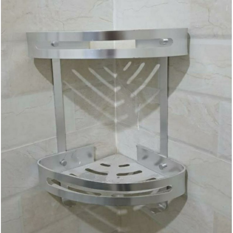 rak shampoo /rak sabun /rak kamar mandi segitiga plat tebal