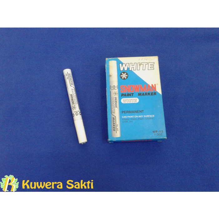 

Segera Miliki Spidol Snowman Permanent White Hot Sale
