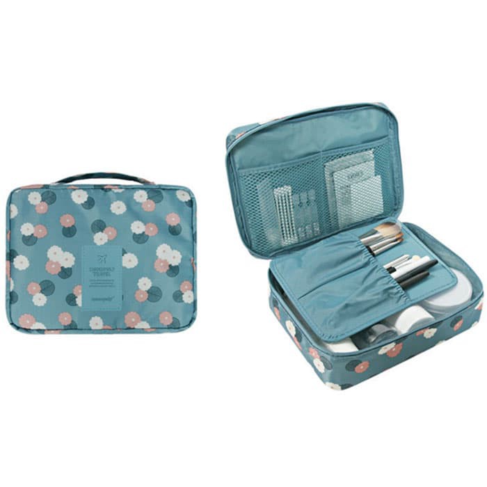 Tas Kosmetik Travel Make Up Bag Pouch Organizer Storage Traveling Tempat Make Up Murah Azgalery PK-01-TK