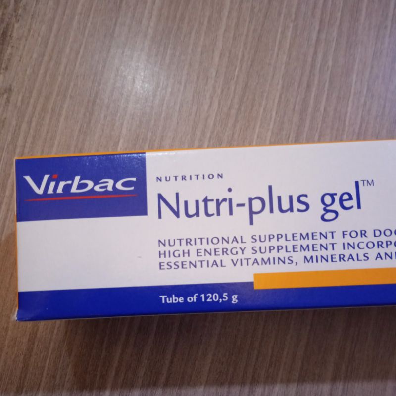 Virbac Nutri-plus gel nutriplus gel vitamin kucing dan anjing 120 gr