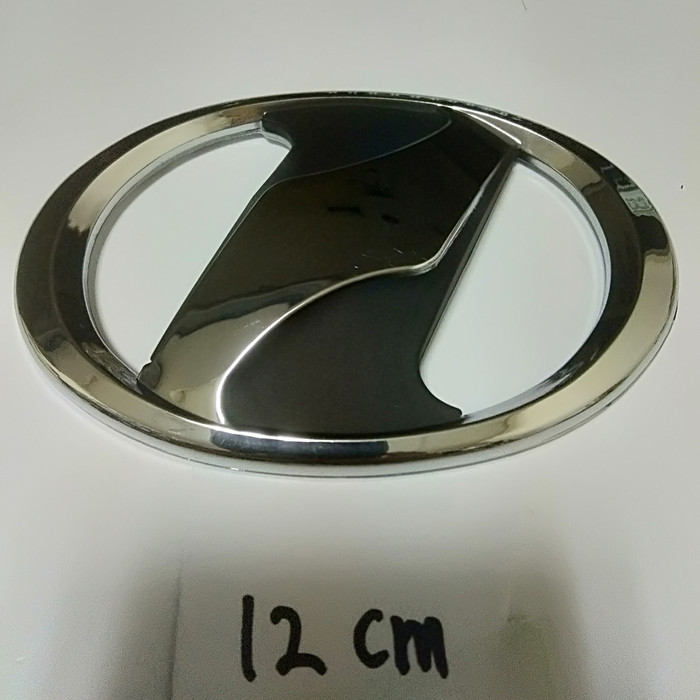 EMBLEM LAMBANG LOGO GRIL GRILLE Model TOYOTA ALPHARD / VITZ BUAT DEPAN / BELAKANG 12 CM CHROME HITAM