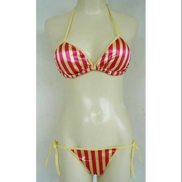 BIKINI - Stripes YELLOW (ada busa)