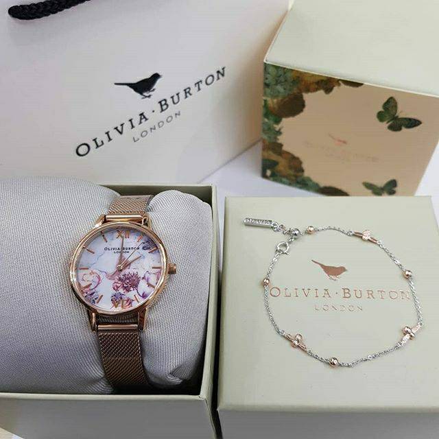 jam tangan olivia burton & bracelet