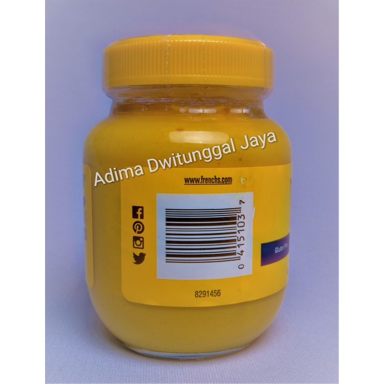 French's Yellow Mustard / Saus Mustard 170gr