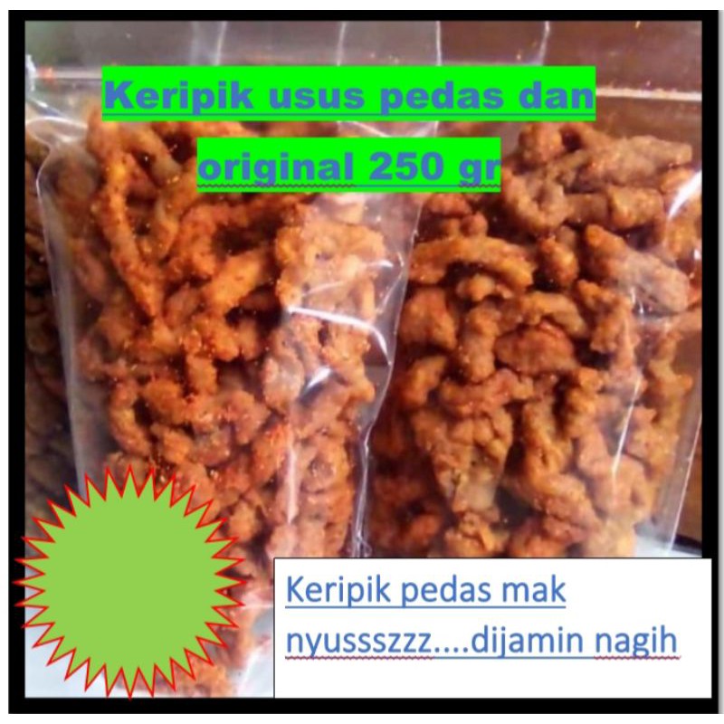 

keripik usus 250 g
