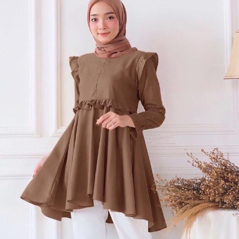 (AMD) BLOUSE BESTA RUFFLE DAILY BUSUI BLOUSE RAYON