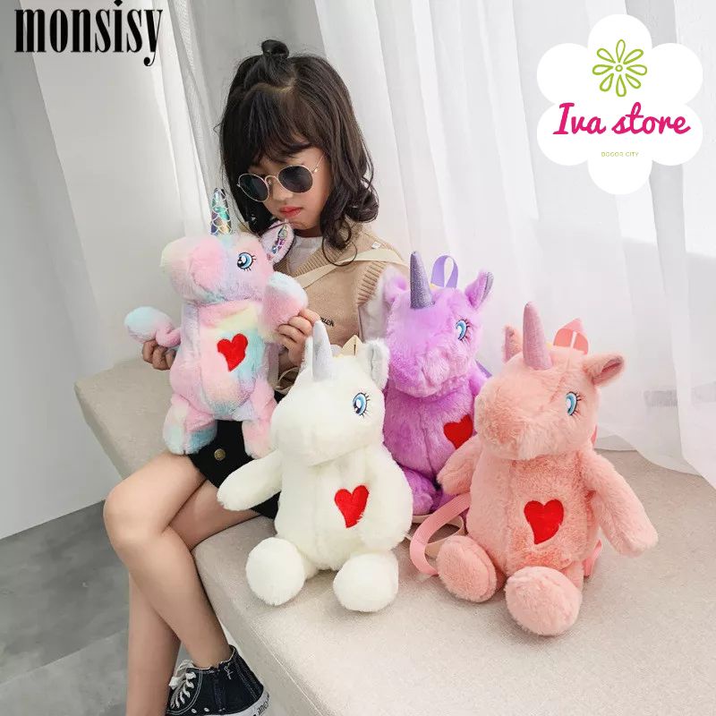 Tas Boneka Unicorn tas sekolah anak Tk