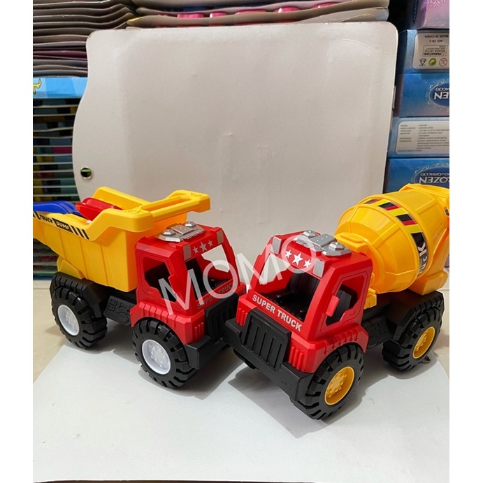 MAINAN SUPER TRUCK X DUMP - Heavy truck dump + Sand Toys (OPP)