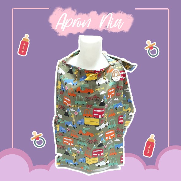 Promo !! Apron Menyusui Nia - Nursing Cover Nia- Apron murah