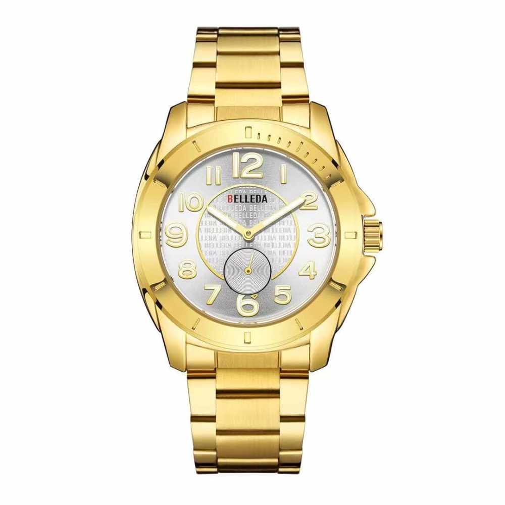 BELLEDA 9238 Jam Tangan Pria Original Rantai Anti Air