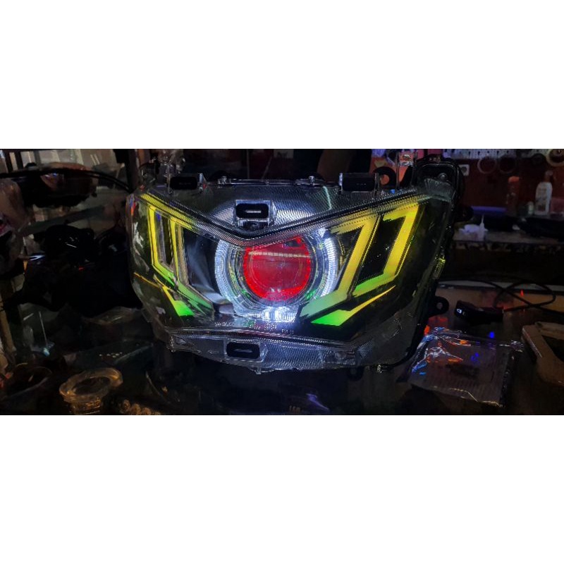 Paket  Nmax old dan New nmax Hexaframe 3D hedon Biled 3 Inch bkn vahid beebot aes