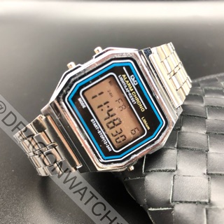 [ready stock]Jam tangan rantai segi digital jam pria