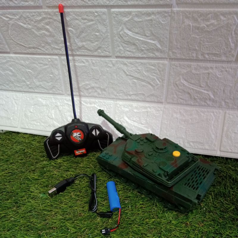 Rc/ Tank TNI Remot Control Mainan Anak