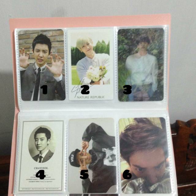 EXO CHANYEOL OFFICIAL PHOTOCARD