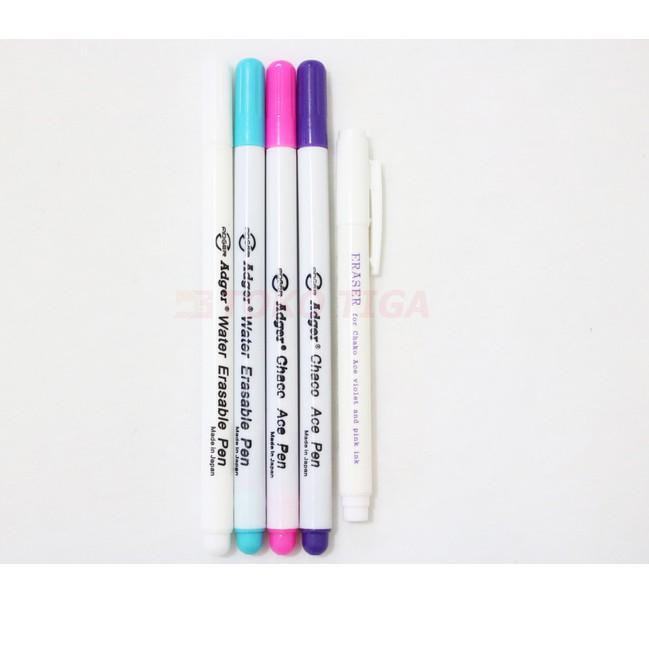 

PROMO 8.8 Spidol Pena Penanda Bahan Kain / Water Erasable Pen / Fabric Marker Merk Adger