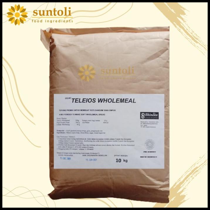 

Teleios Wholemeal / Tepung Mix Untuk Roti Gandum - 10 Kg