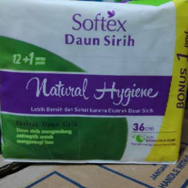 Softex Daun Sirih 36cm  12+1 wing pads