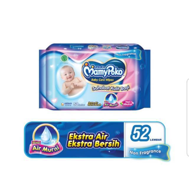 MamyPoko Baby Wipes Tissue Basah 50sheet -  [Parfume / Non Parfume]