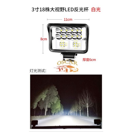 Lampu Tembak Cwl Cree 30 Mata LED 12V&amp;24V Lampu Sorot Foglamp