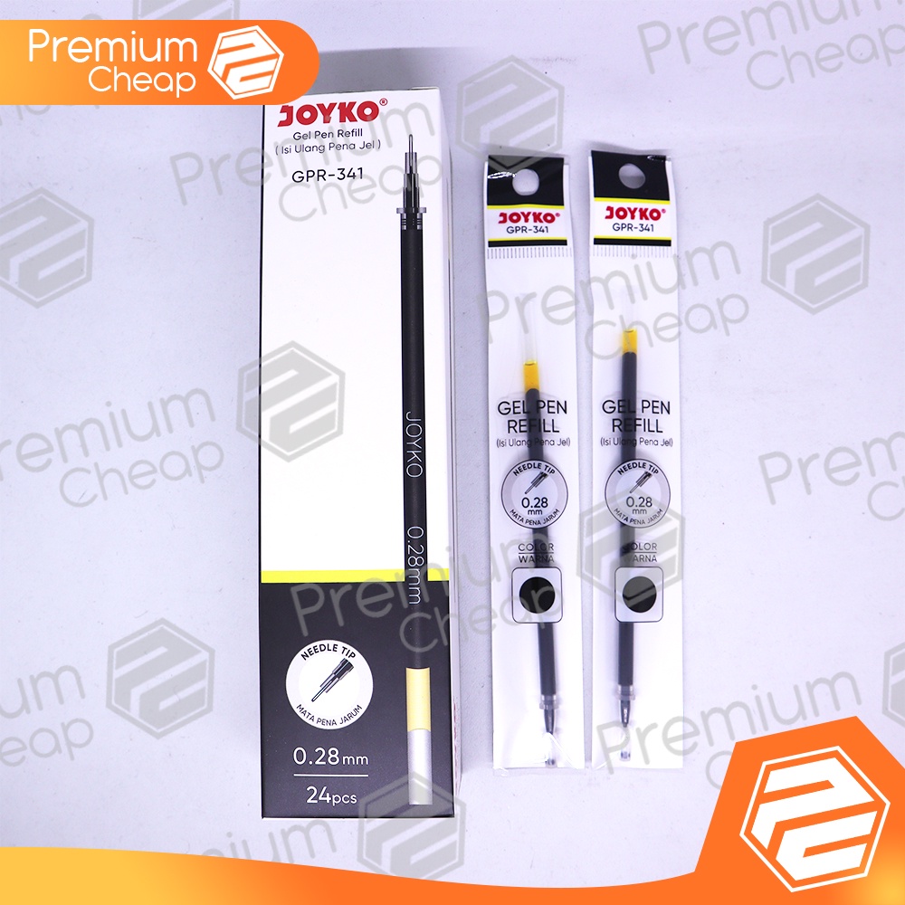 

[24 PCS] Refill Joyko 0.28 mm Gel Pen Refill GPR341 Hitech