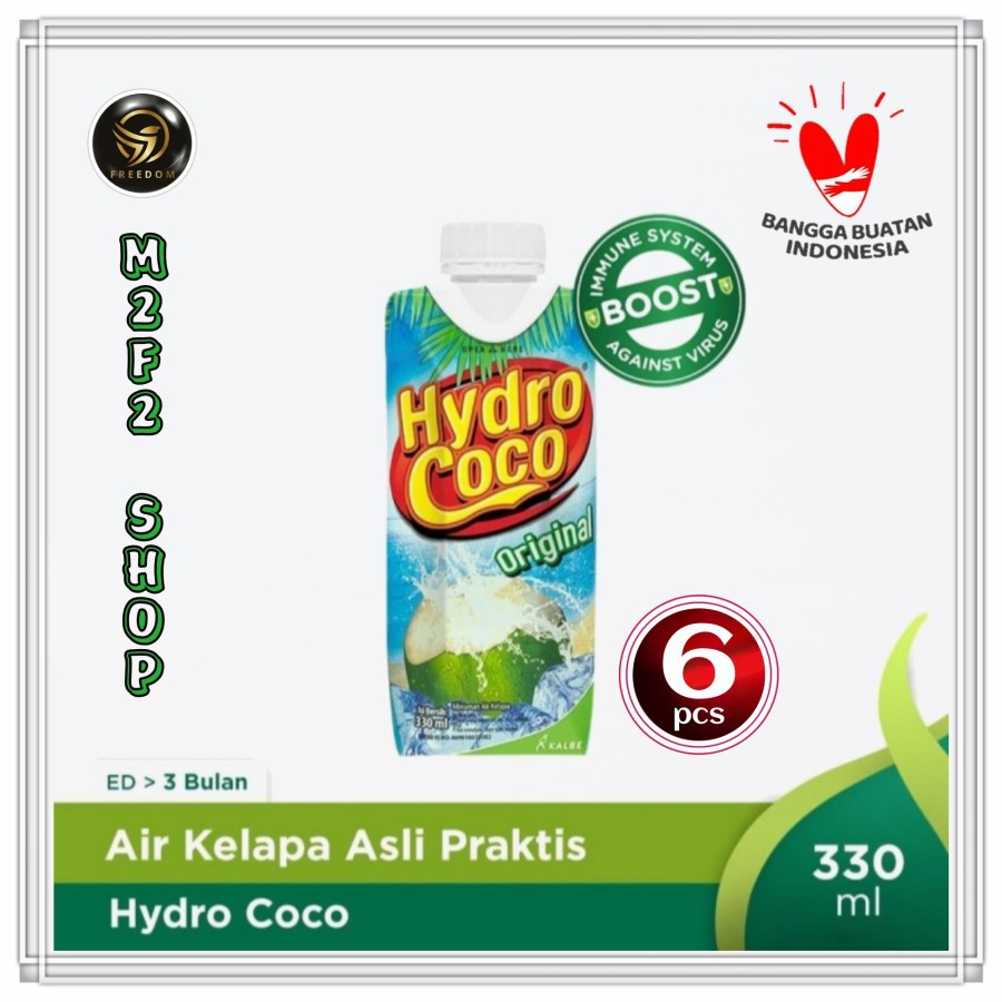 

Minuman Air Kelapa Hydro Coco Original - 330 ml (Kemasan 6 Pcs)