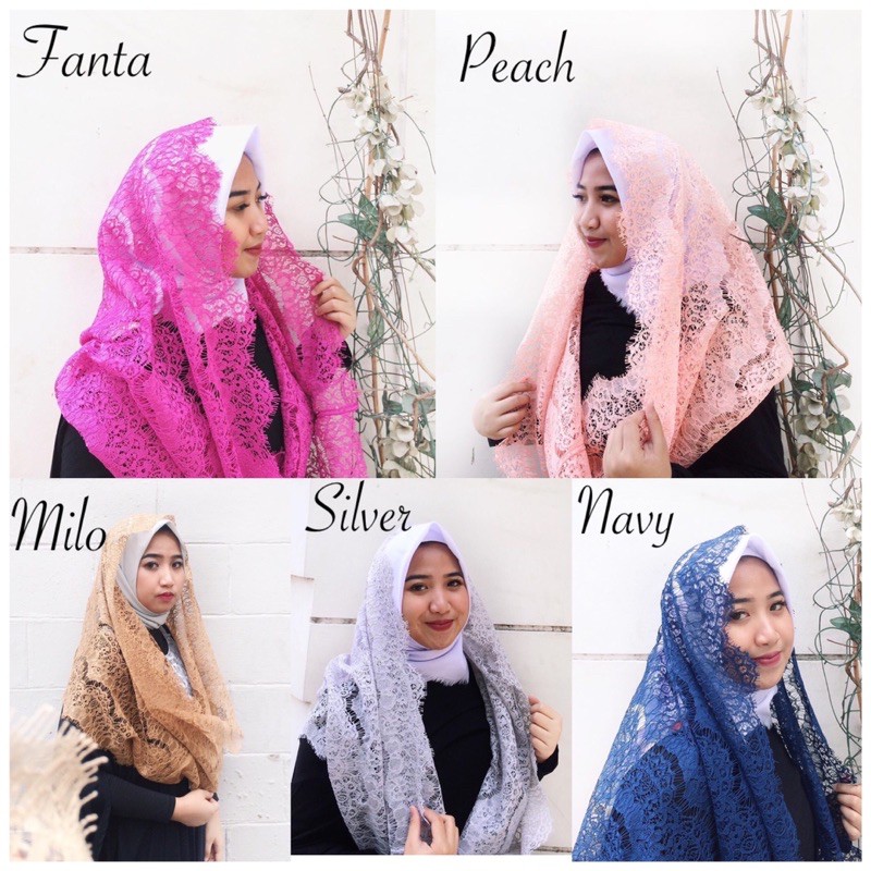 Hijab Renda lace