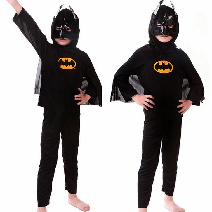 Kostum Anak Superhero Murah Batman Superman Spiderman Hulk Halloween