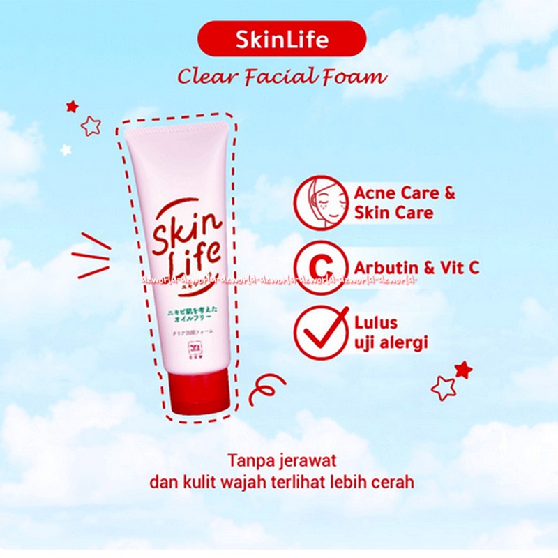 Cow Style Skinlife 110ml Clear Facial Foam Aroma Floral Fruity Sabun Muka Wajah Foam Skin Life