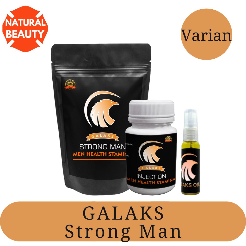 Galaks Strong Man Obat Kuat Stamina Prima & Pembesar Perpanjang Mr P Pria Herbal Alami Ampuh