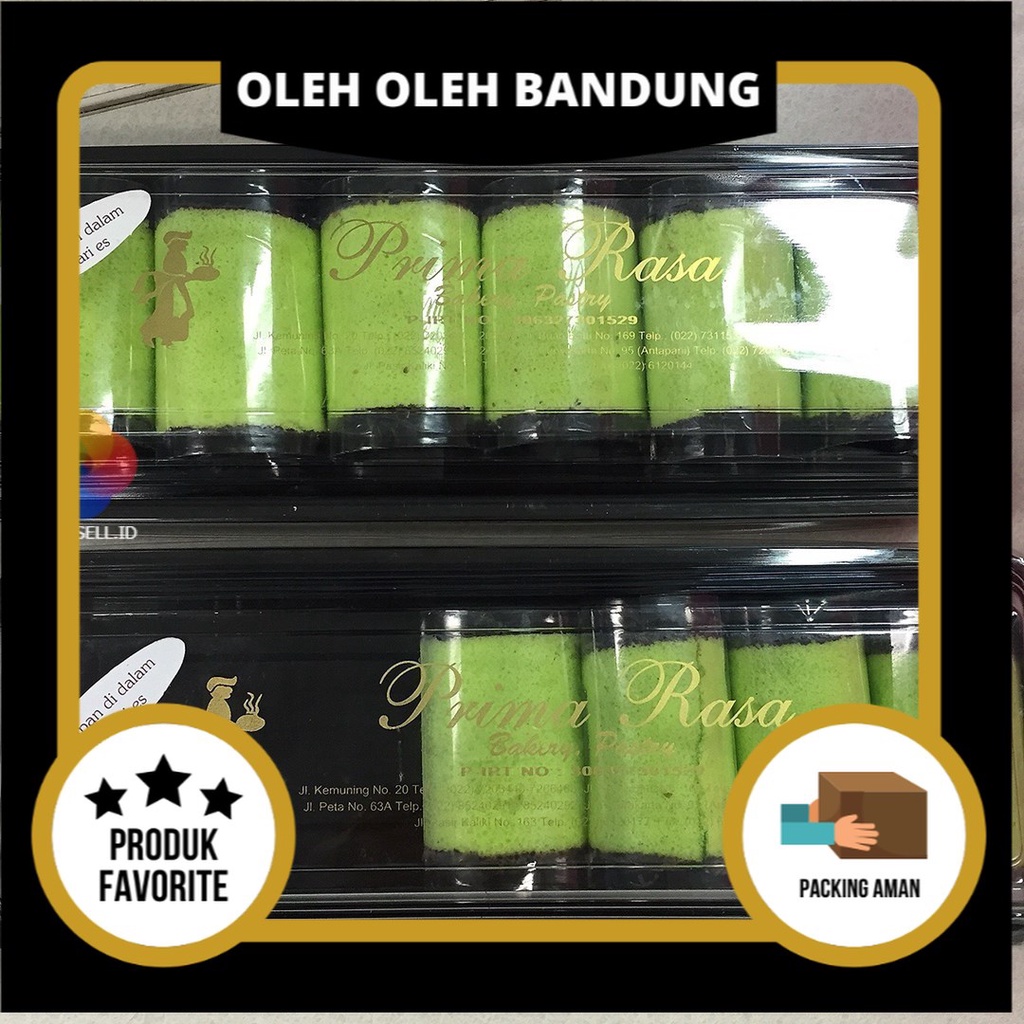 

Prima Rasa - Banana Roll Pandan - Oleh Oleh Kue Bandung