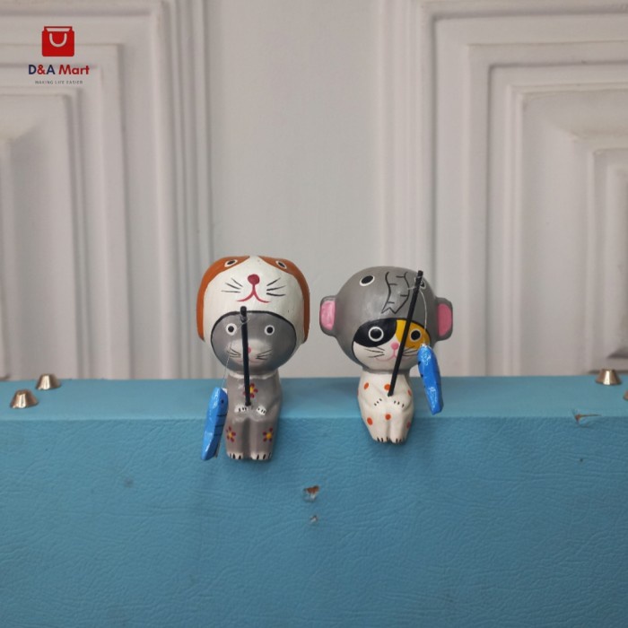 Dekorasi Pajangan Meja Kucing Memancing home decor