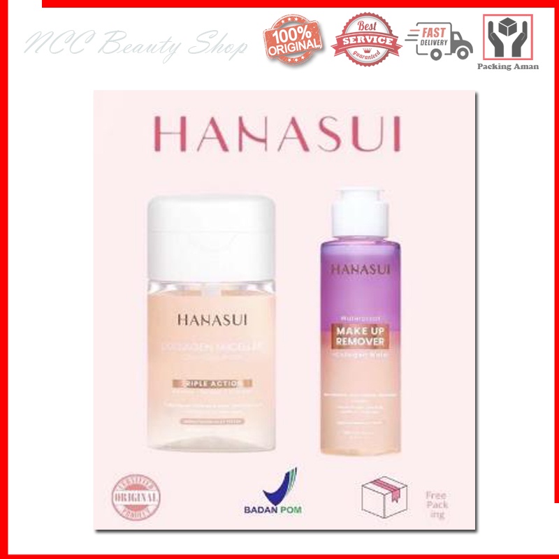 * NCC * Hanasui Collagen Micellar Cleansing Water Triple Action And Make Up Remover - Netto 100 ml