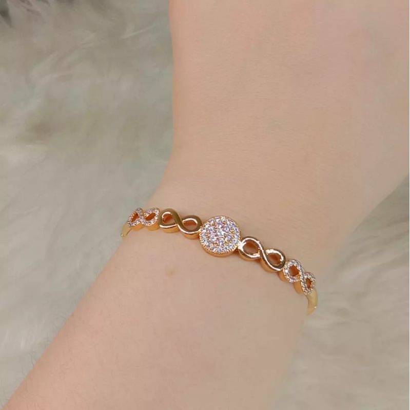 La Vienne - Gelang Bangle Titanium Wanita - 5 Variasi Vania