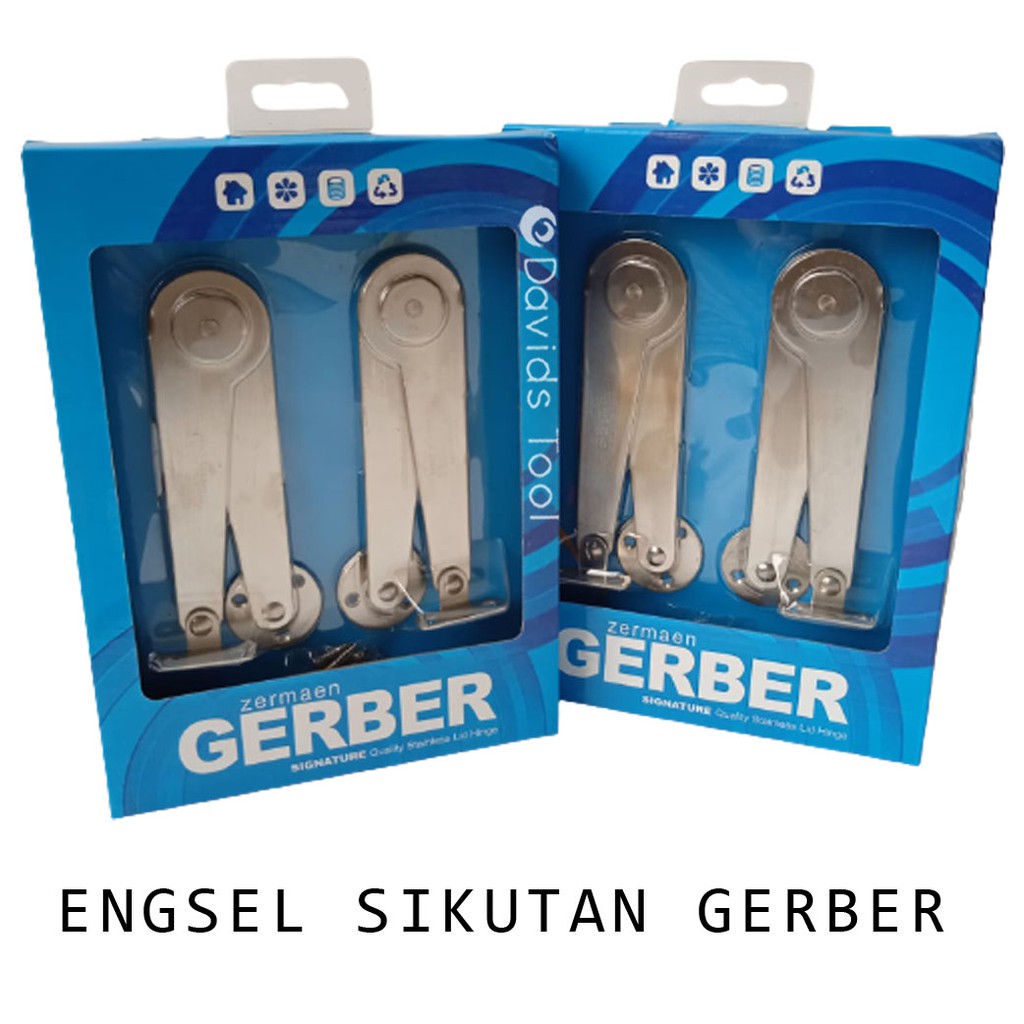 Engsel Penahan Jendela Salon Siku Sikutan Wayang Stainless Stenlis 9 Inch Gerber