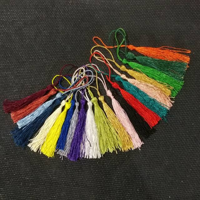 Tassel Rumbai Campuran Warna isi 100 pcs