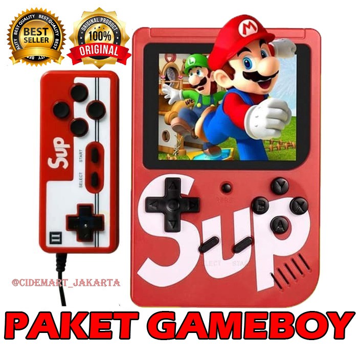 [PAKET GAMING!] GAMEBOY 400 IN 1 GAME SUP PORTABLE HANDHELD VIDEO GAME CONSOLE