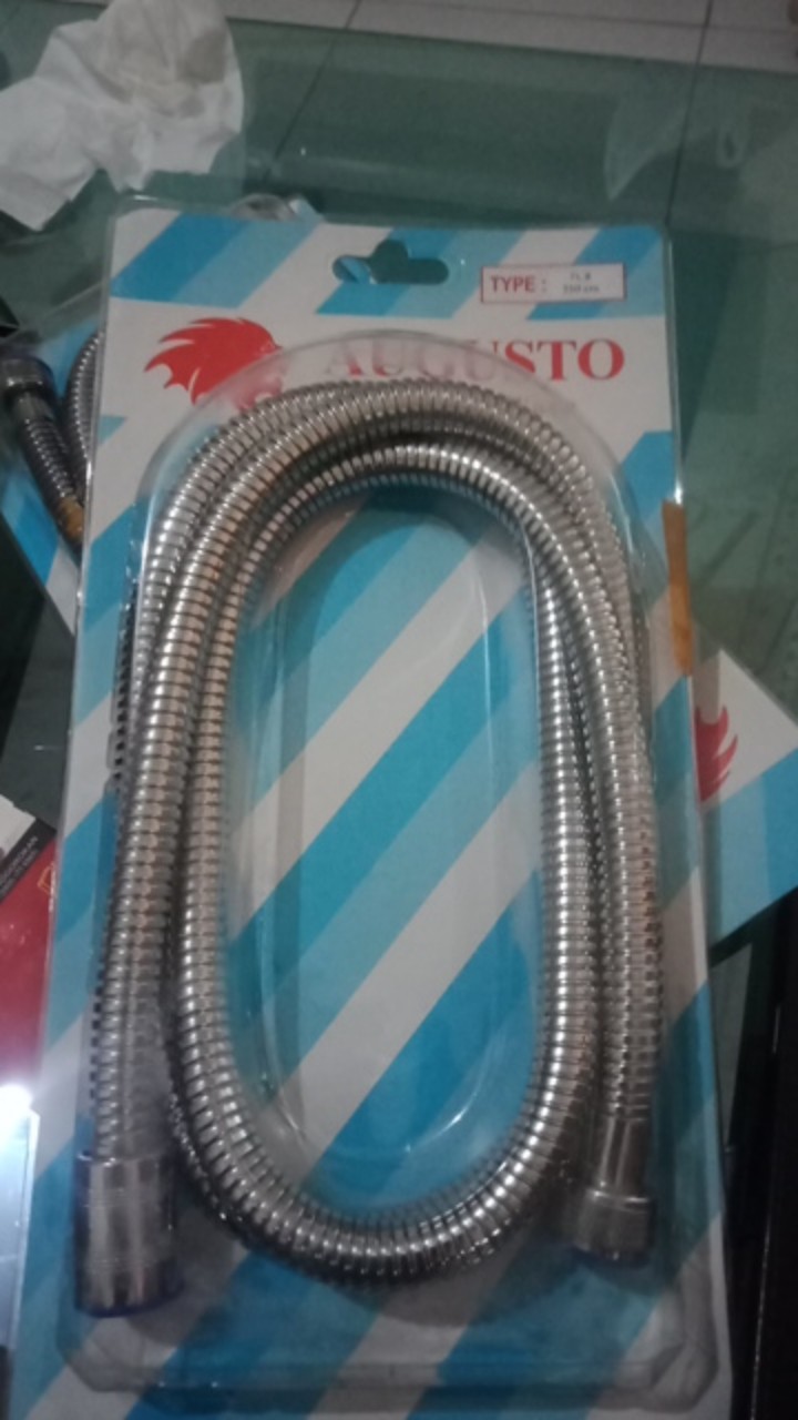 Selang Shower Stainless 150cm Fl8- Selang Per Flexible 1,5 Meter Fleksibel 150 Cm Kloset Mandi /e31