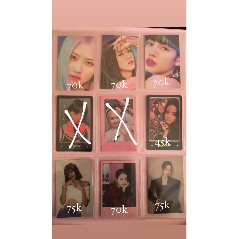 Photocard Blackpink Lightstick ver. 2, kill this love, the album, withdrama benefit