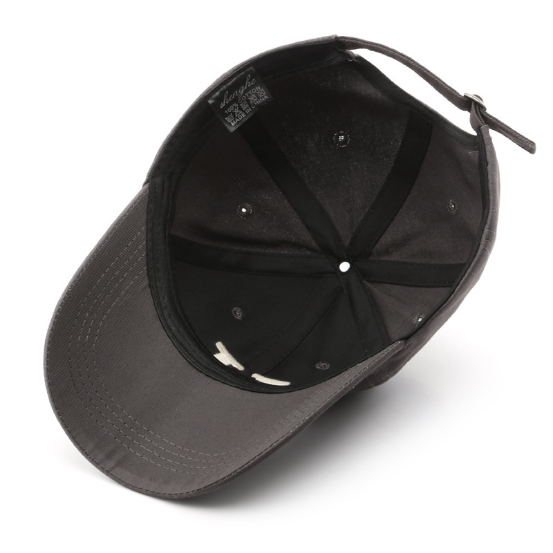 NEXTSTOPID-202 Topi baseball inisial huruf H unisex bordir simple