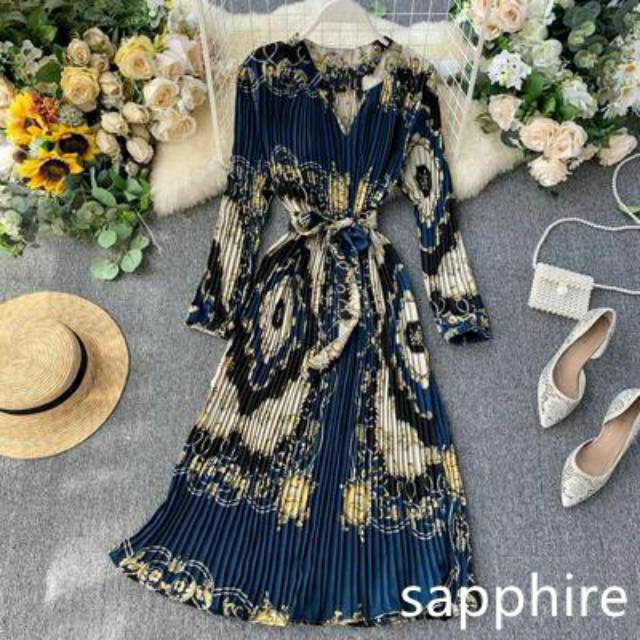 BAJU PLISKET BANGKOK!!! Dress plisket bangkok