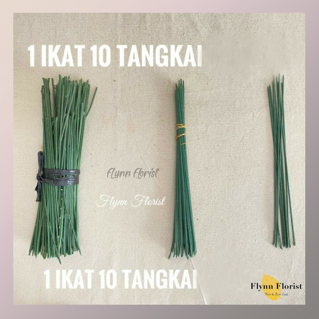 Tangkai Bunga X 1 (1 ikat 10 tangkai) Bunga Artificial / Bunga Plastik / Bunga Dekorasi / Pernikahan-1